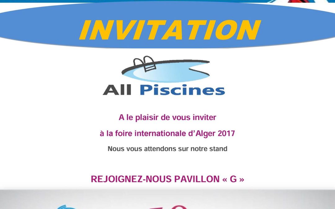 50ème Foire internationale d’Alger du 8 au 13 mai